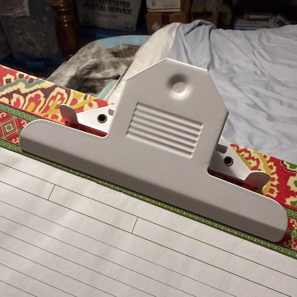 NWOT Vera Bradley Capri Melon Clip Notes Clipboard with notepad - Picture 3 of 3